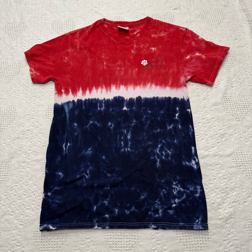 Simply Southern Tie Dye Graphic Tee (S)